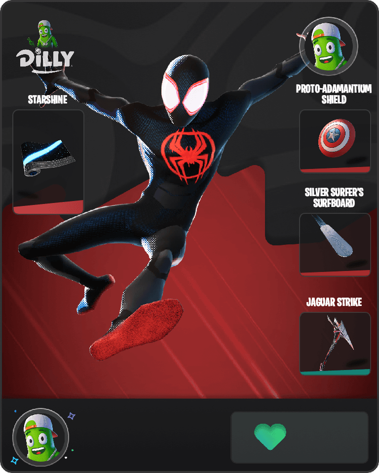 Spider-Man (Miles Morales) Fortnite combo