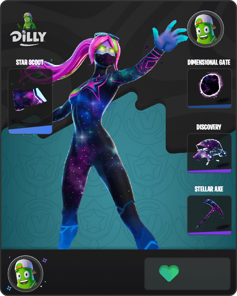 Galaxia Fortnite combo