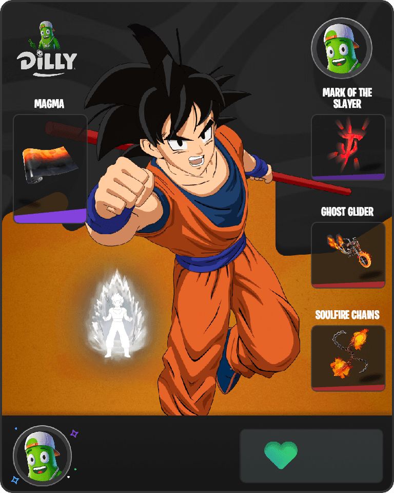 Son Goku Fortnite combo