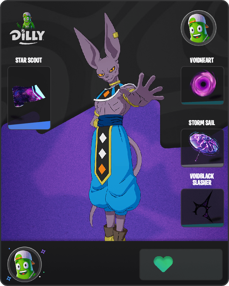 Beerus Fortnite combo