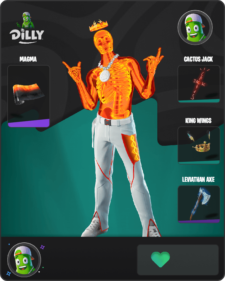 Inferno Skeleton Balvin Fortnite combo