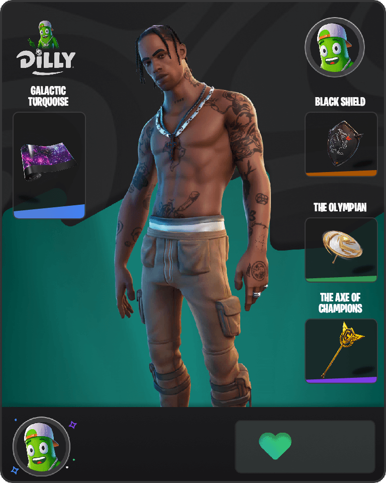 Travis Scott Fortnite combo