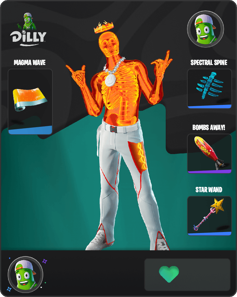 Inferno Skeleton Balvin Fortnite combo