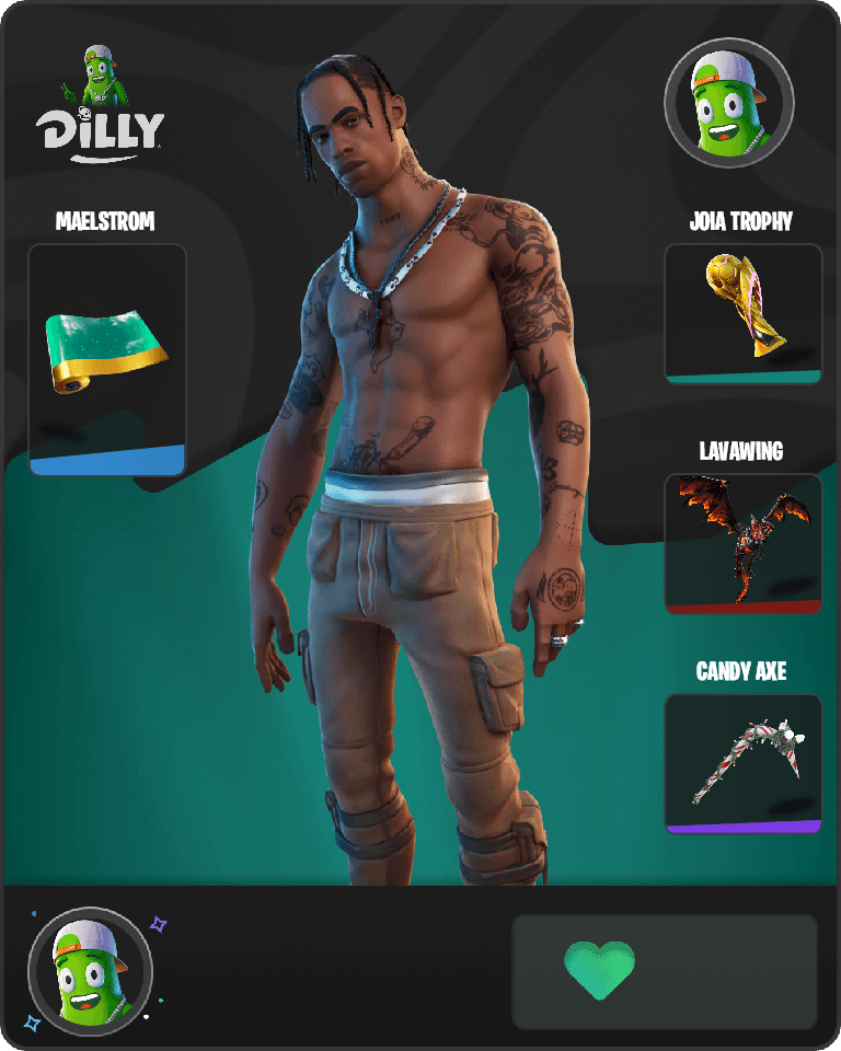 Travis Scott Fortnite combo