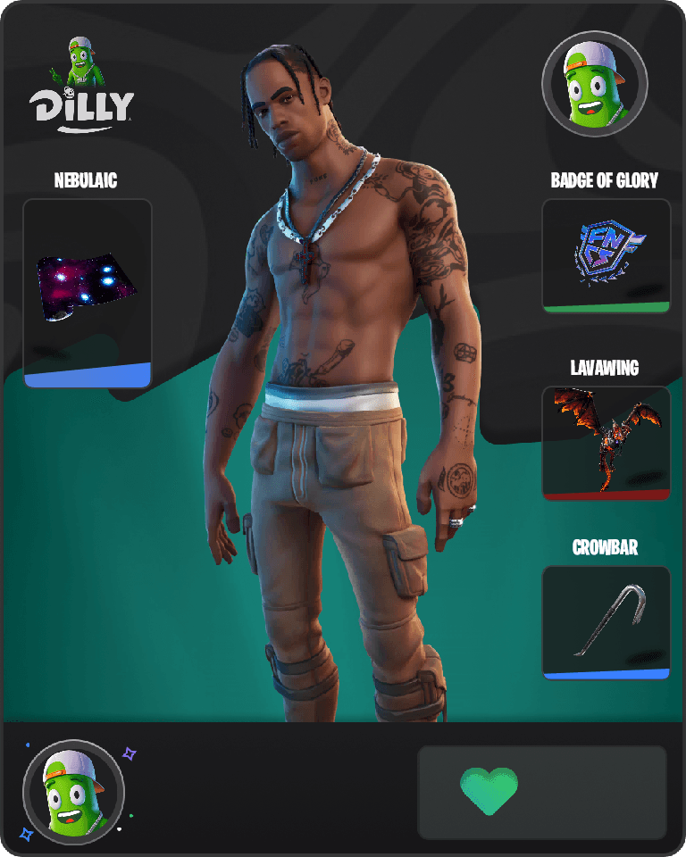 Travis Scott Fortnite combo