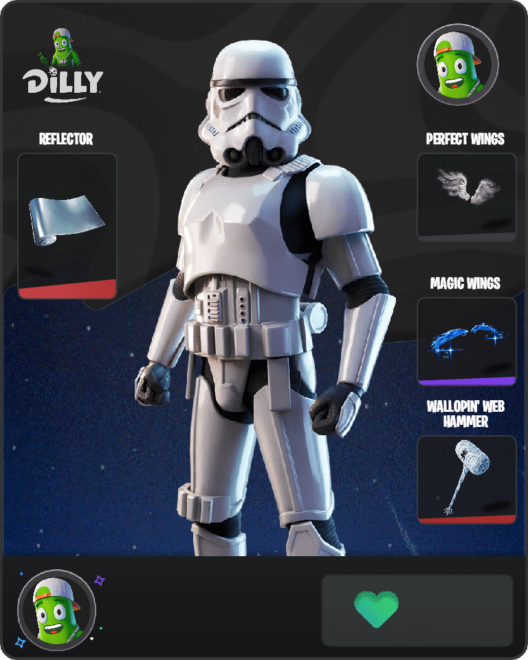 Imperial Stormtrooper Fortnite combo