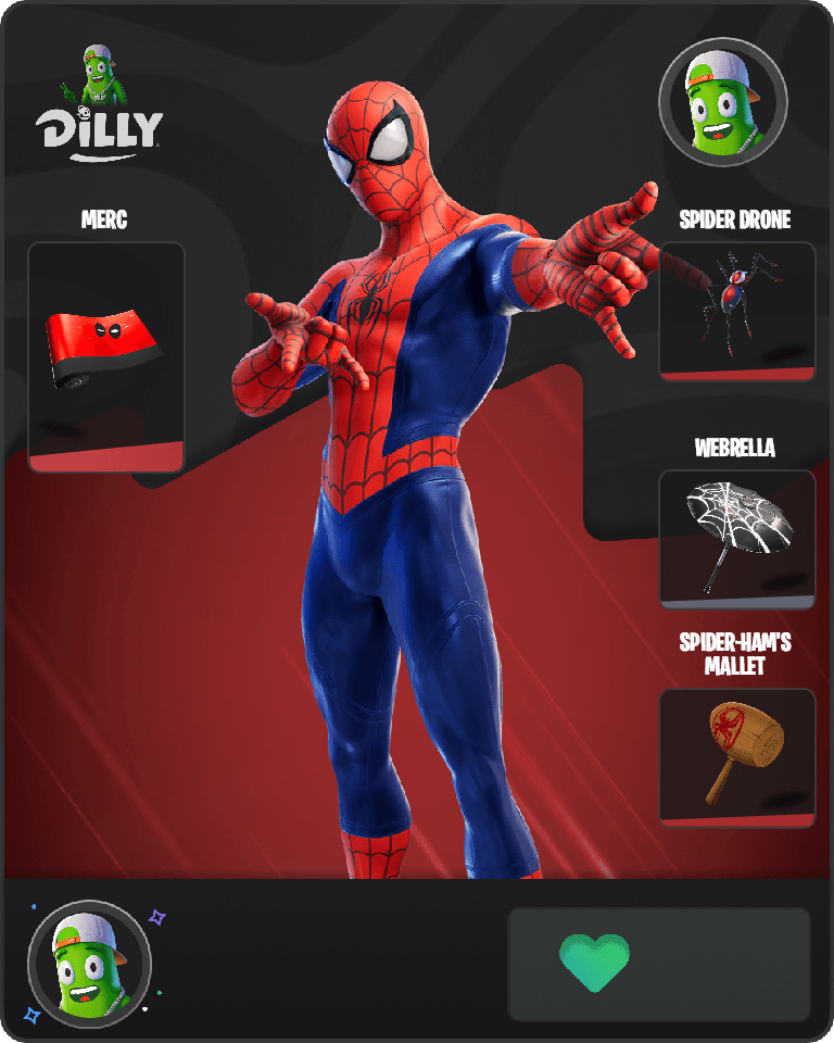 Spider-Man Fortnite combo