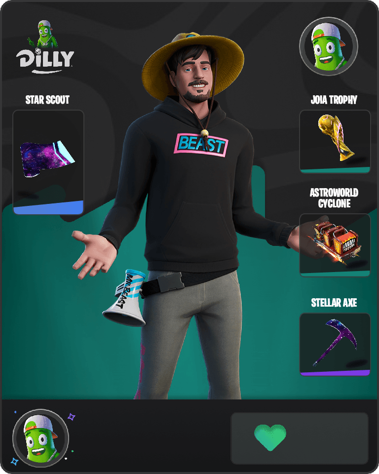 MrBeast Fortnite combo