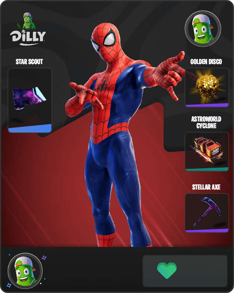 Spider-Man Fortnite combo