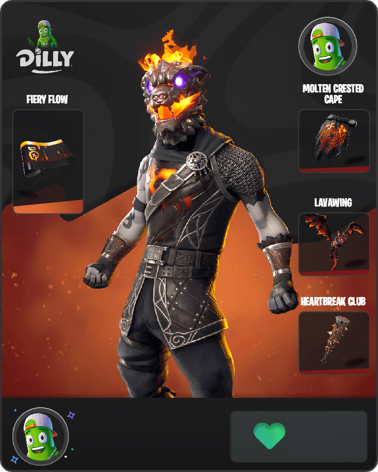 Molten Battle Hound Fortnite combo
