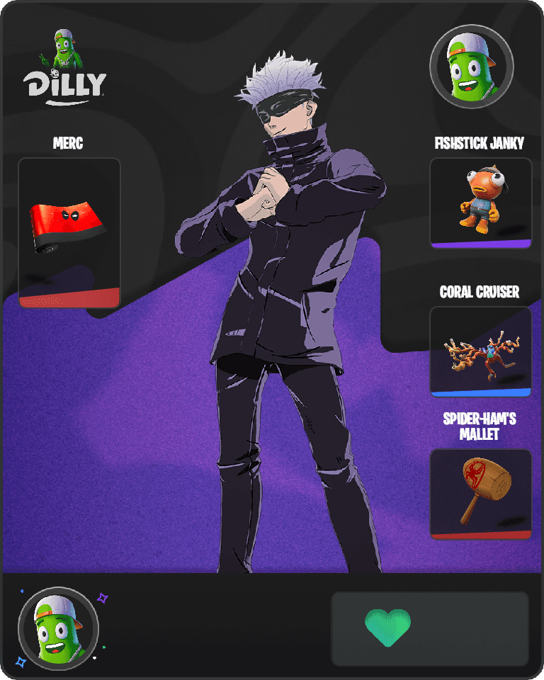 Satoru Gojo Fortnite combo