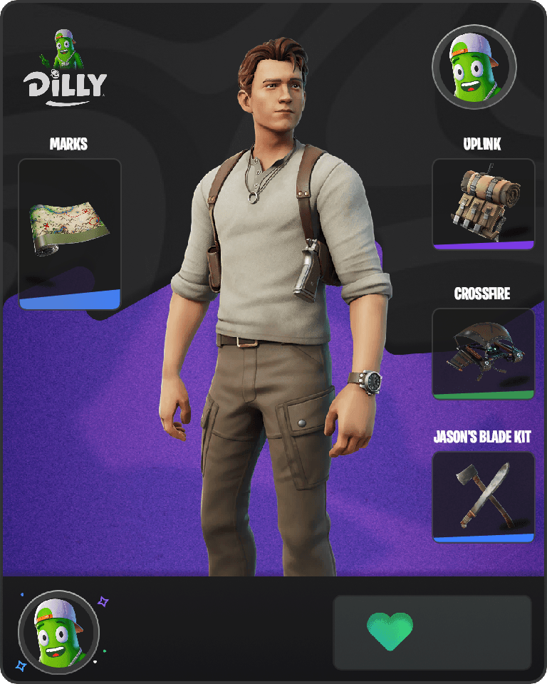 Nathan Drake Fortnite combo