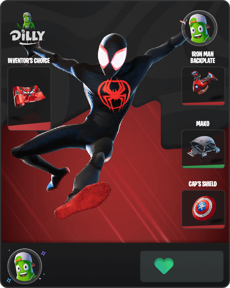 Spider-Man (Miles Morales) Fortnite combo
