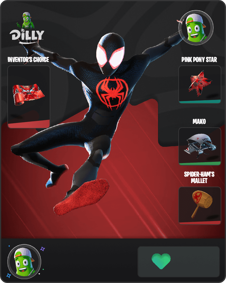 Spider-Man (Miles Morales) Fortnite combo