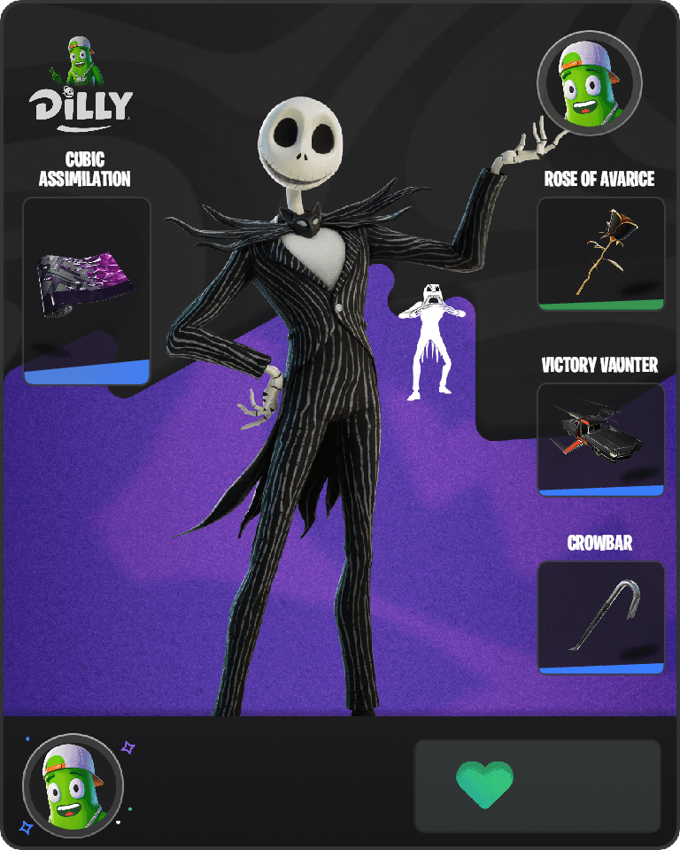 Jack Skellington Fortnite combo