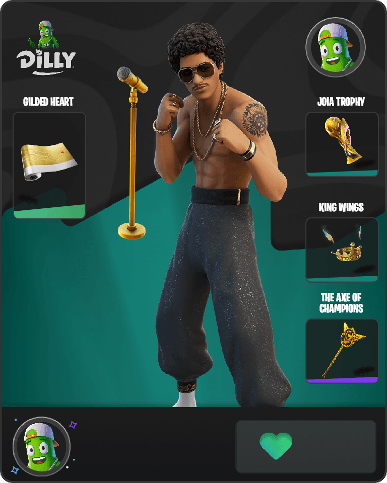 Bruno Mars Fortnite combo