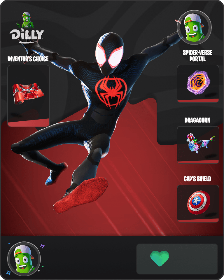 Spider-Man (Miles Morales) Fortnite combo