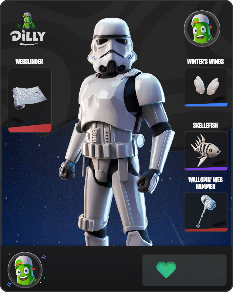 Imperial Stormtrooper Fortnite combo