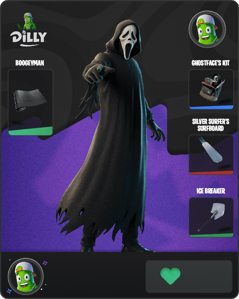 Ghostface Fortnite combo