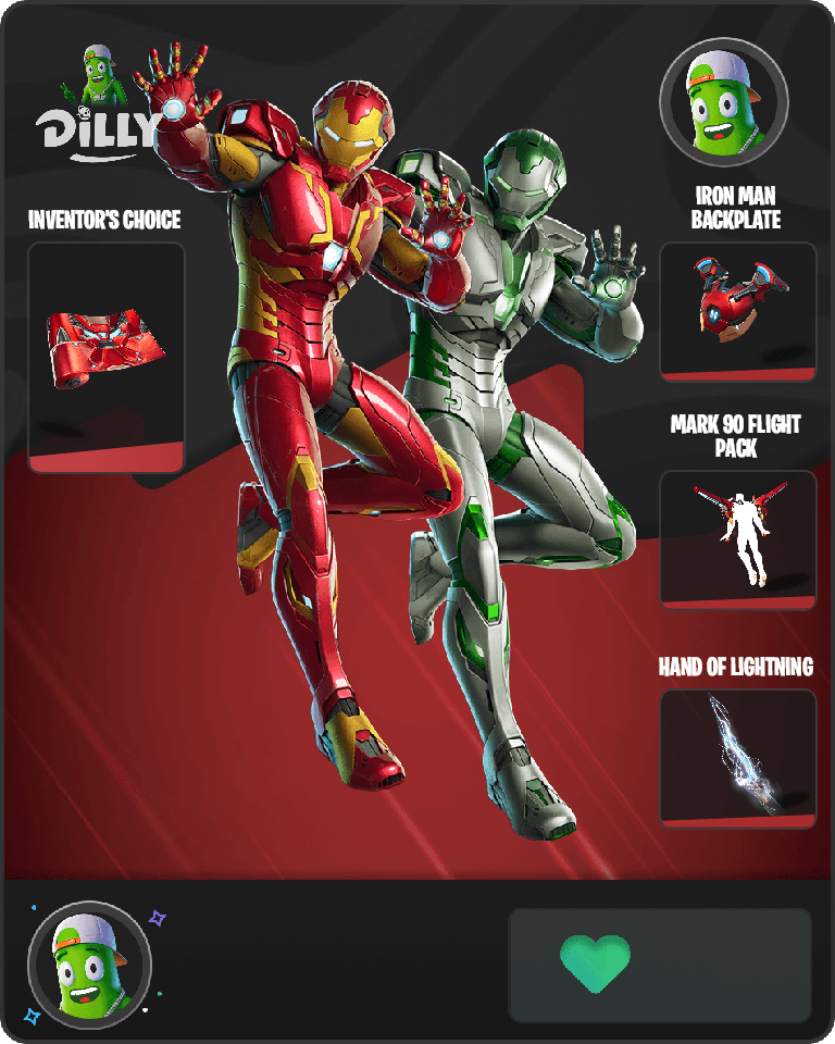 Iron Man Fortnite combo