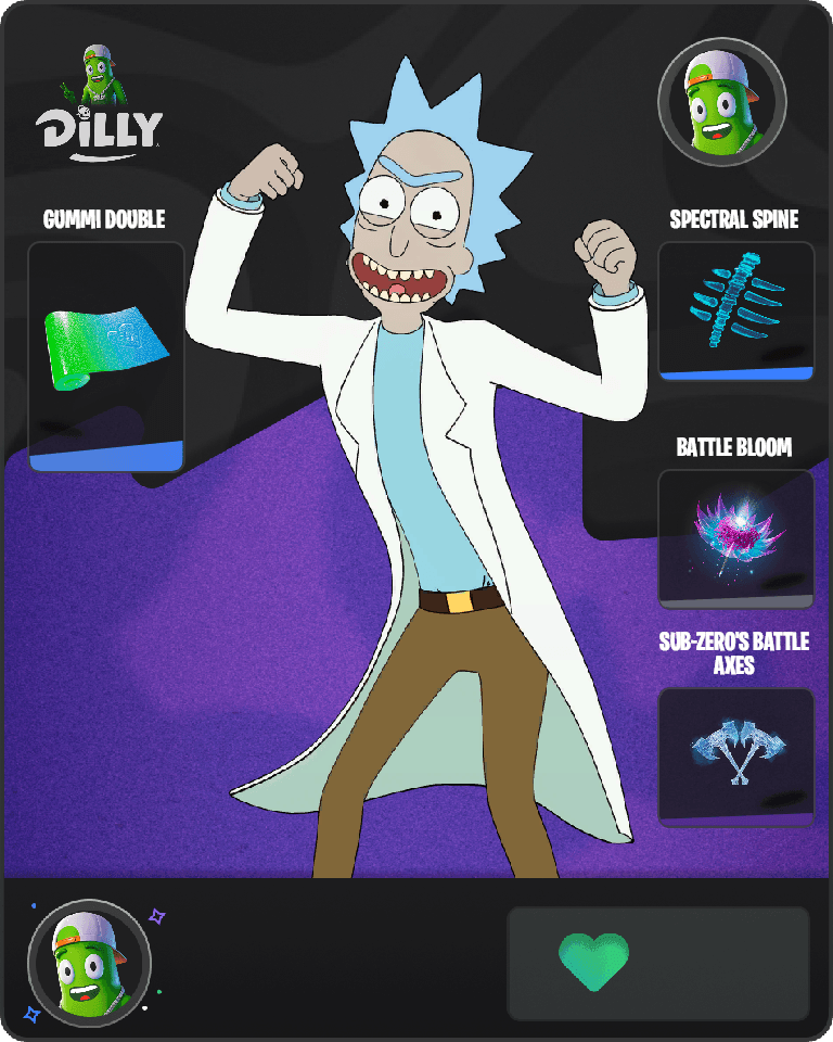 Rick Sanchez Fortnite combo