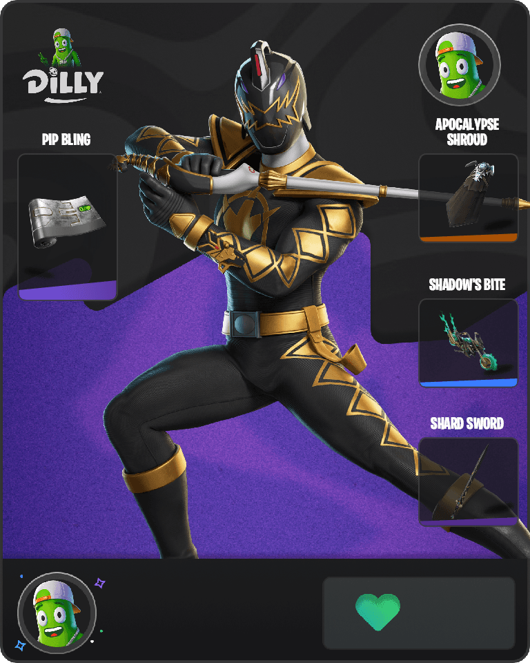 Black Dino Ranger Fortnite combo