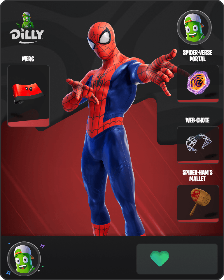 Spider-Man Fortnite combo
