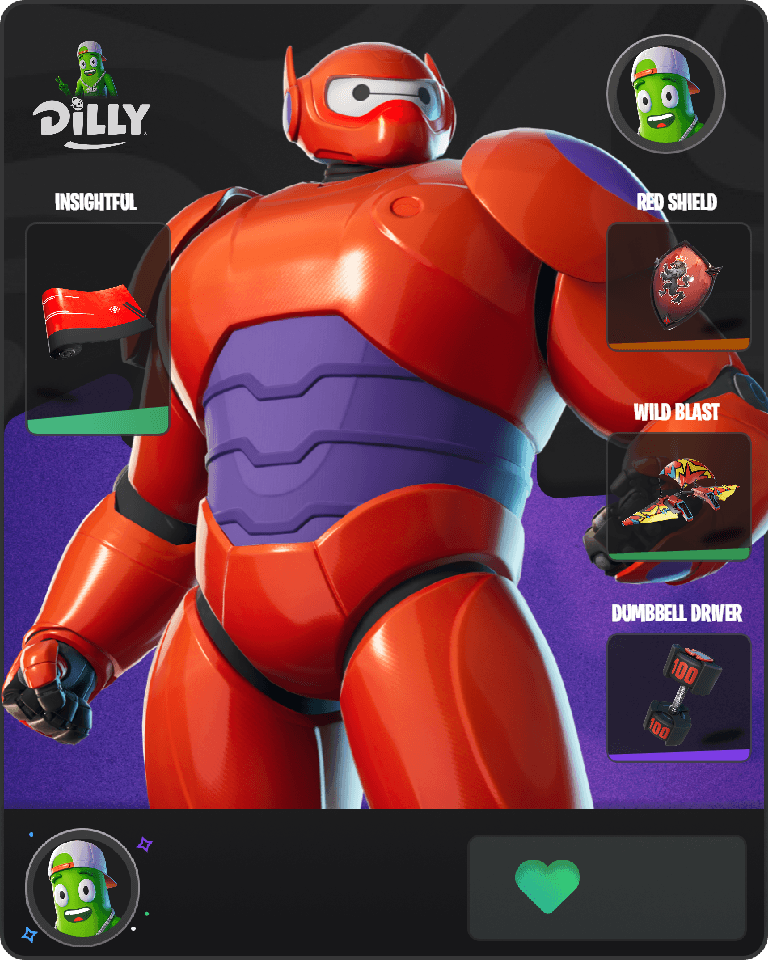 Hero Baymax Fortnite combo