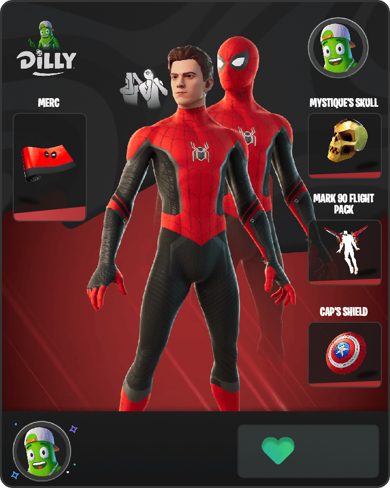 Spider-Man (No Way Home) Fortnite combo