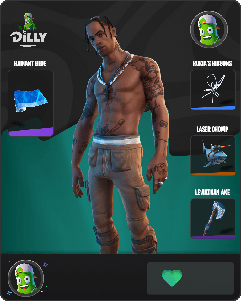 Travis Scott Fortnite combo