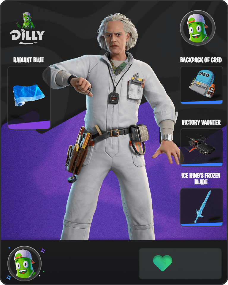 Doc Brown Fortnite combo