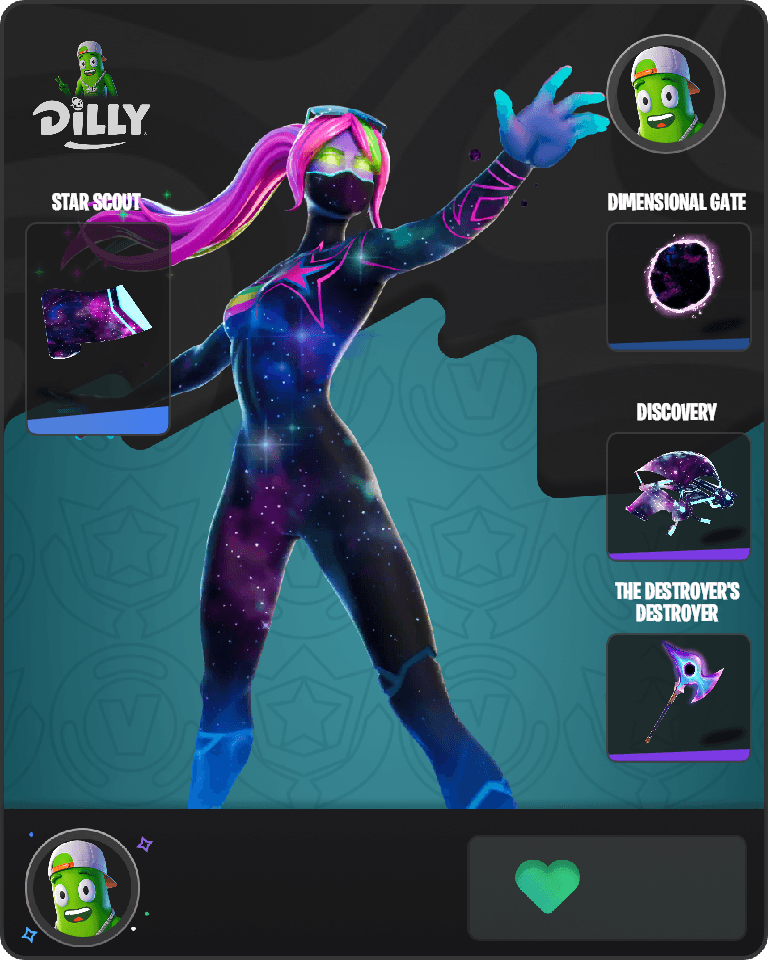 Galaxia Fortnite combo