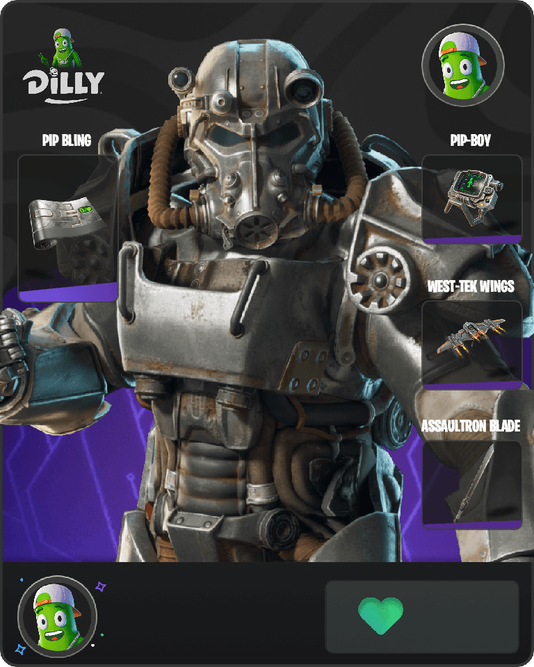 T-60 Power Armor Fortnite combo