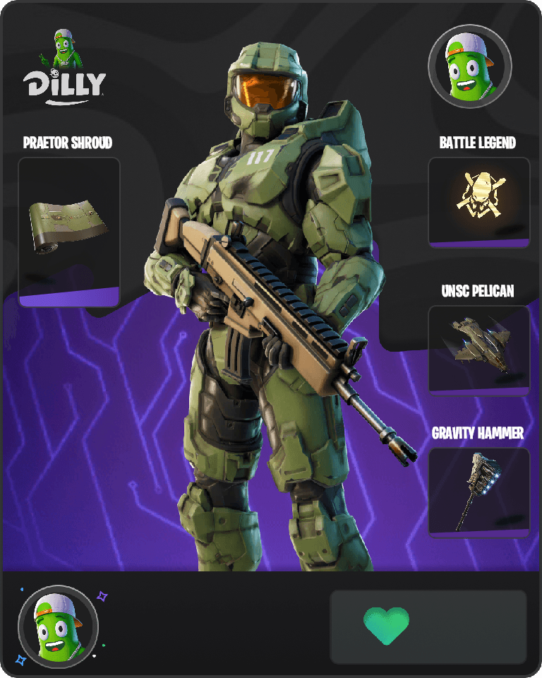 Master Chief Fortnite combo