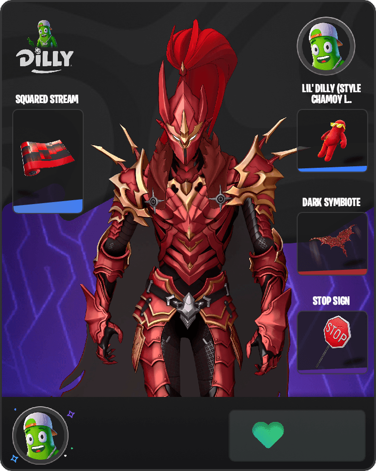 Blood-Red Commander Igris Fortnite combo
