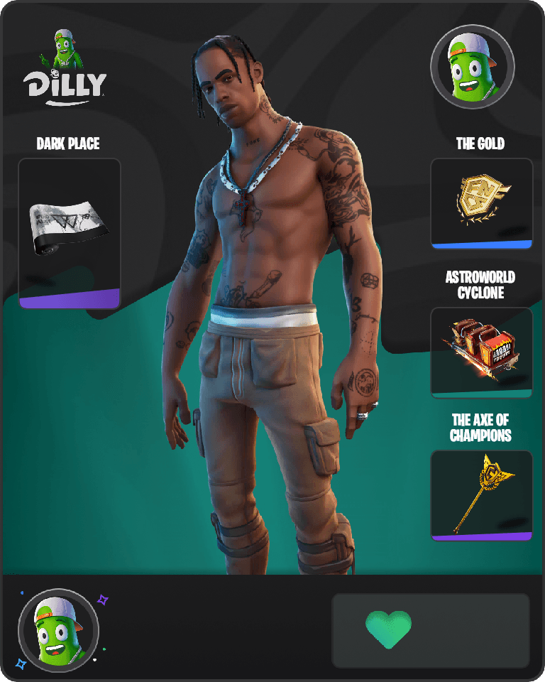 Travis Scott Fortnite combo