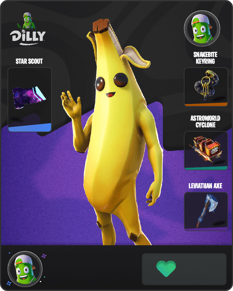 Peely Fortnite combo