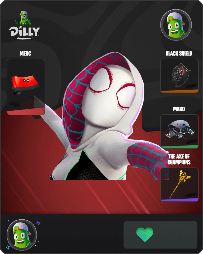 Spider-Gwen Fortnite combo
