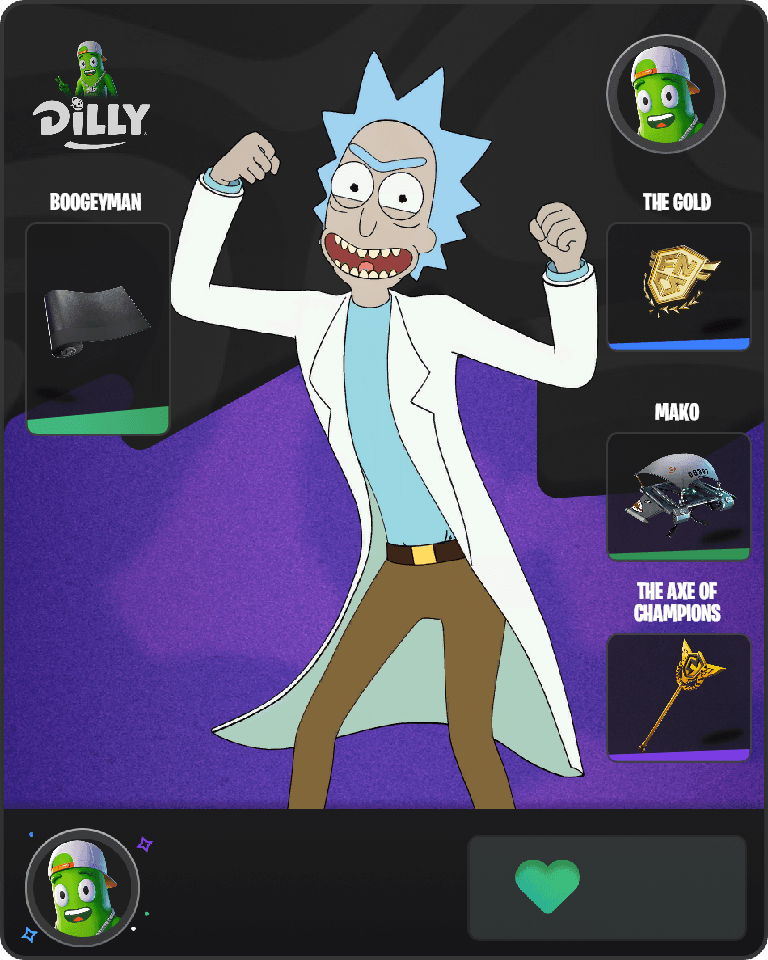 Rick Sanchez Fortnite combo