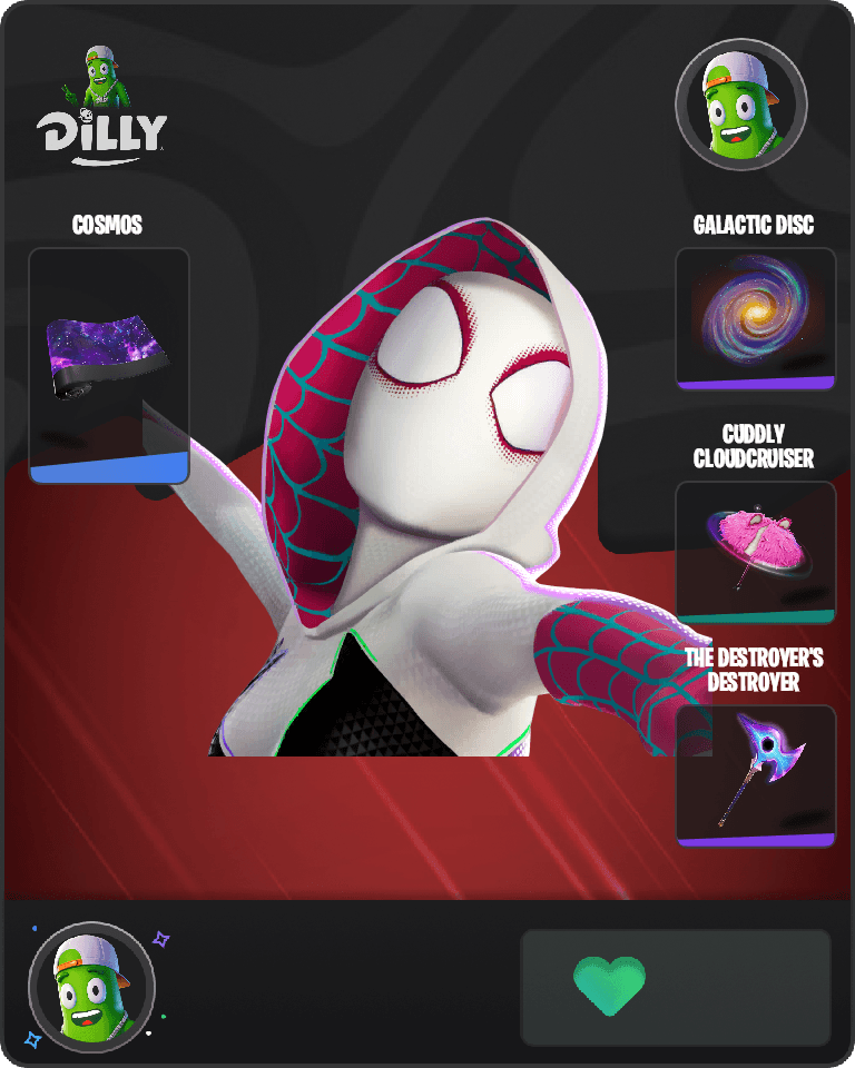 Spider-Gwen Fortnite combo