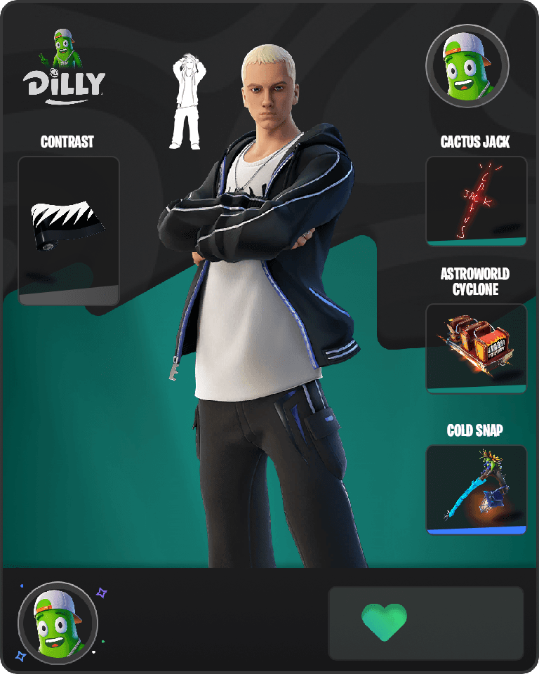 Slim Shady Fortnite combo