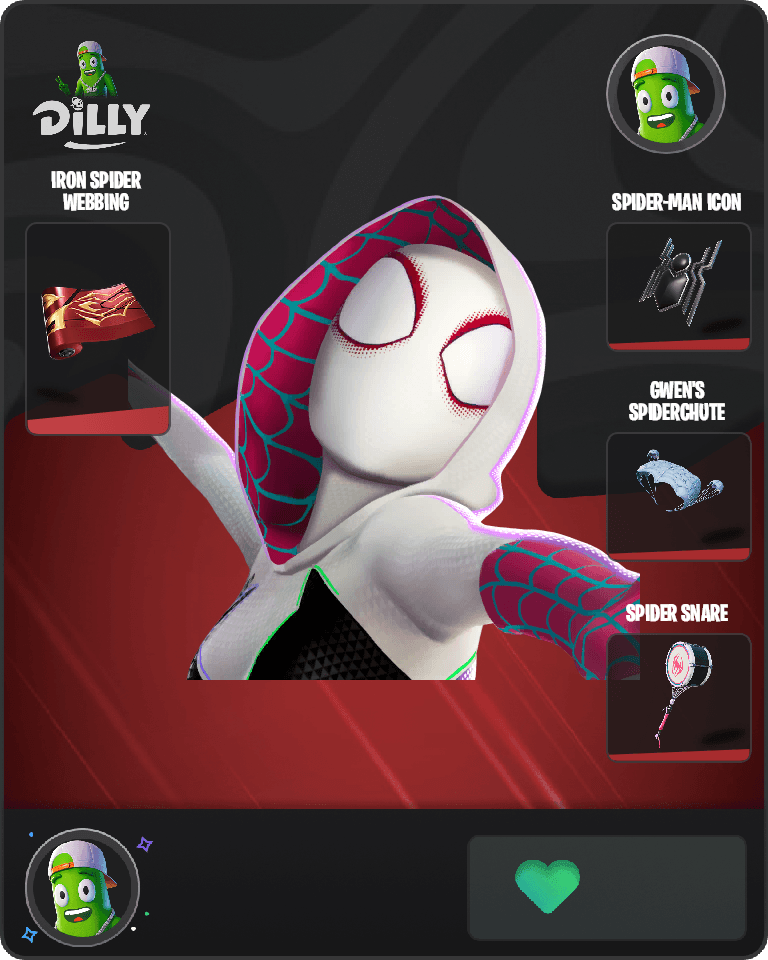 Spider-Gwen Fortnite combo