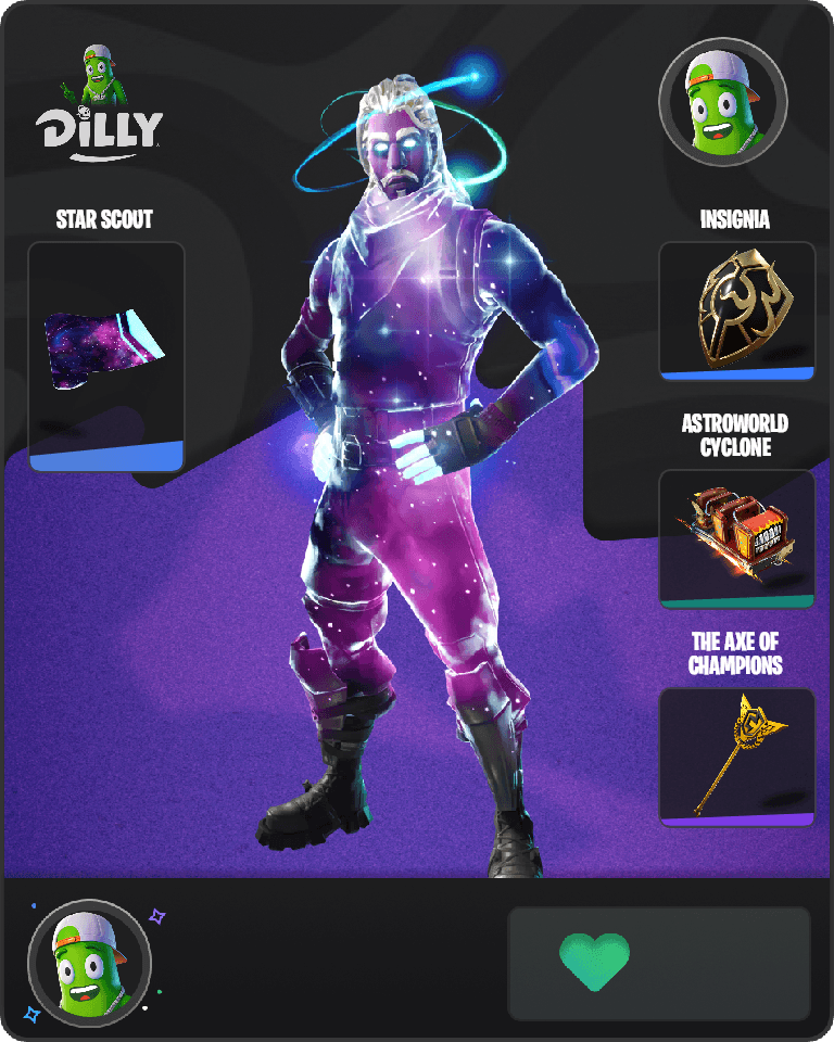 Galaxy Fortnite combo