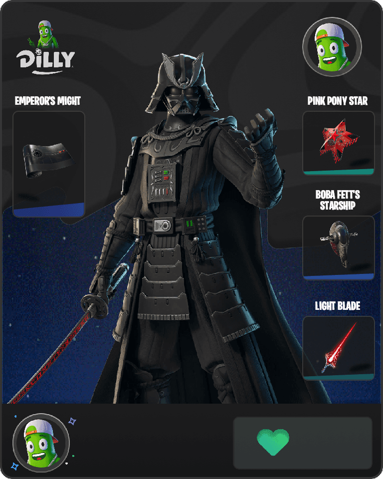 Darth Vader Samurai Fortnite combo