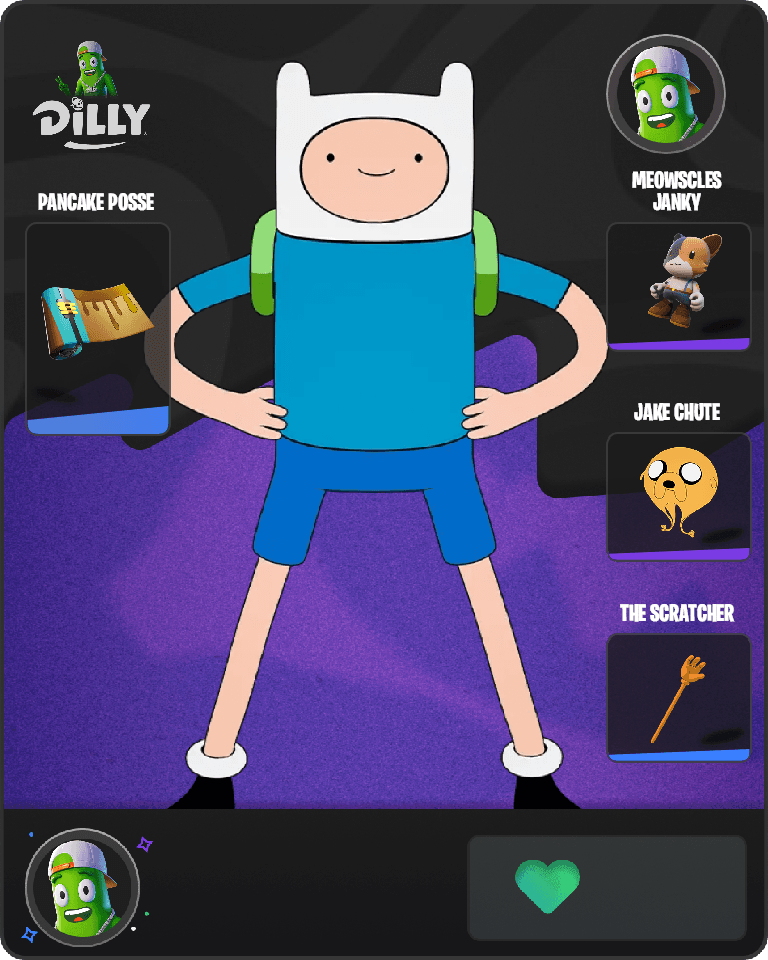 Finn the Human Fortnite combo