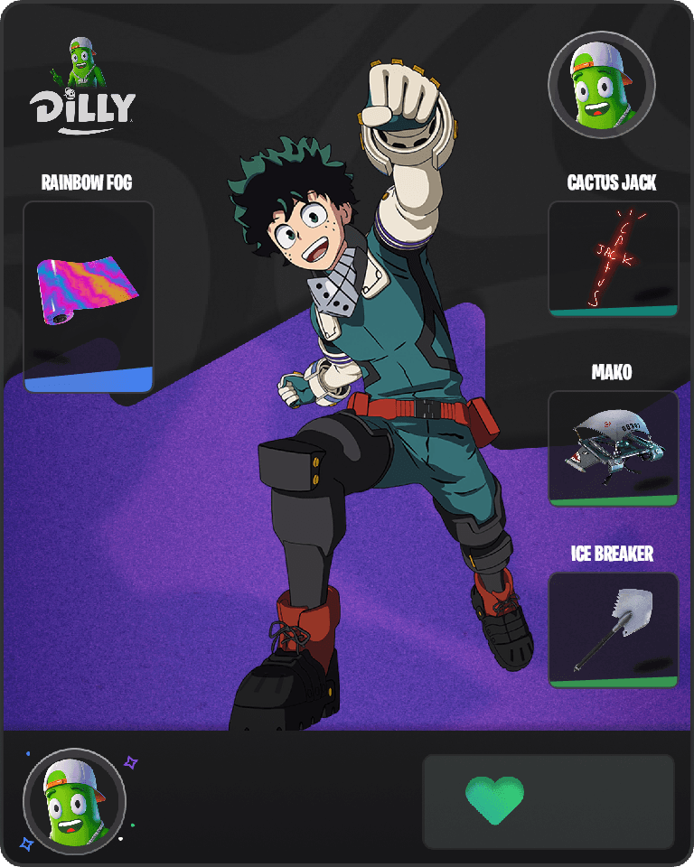 Izuku Midoriya Fortnite combo