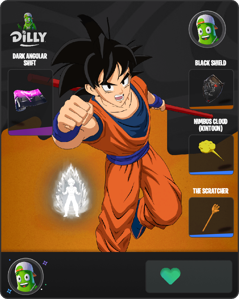 Son Goku Fortnite combo