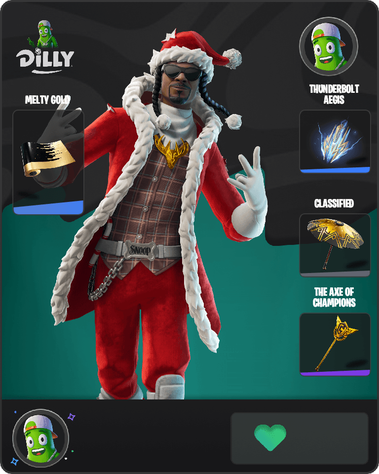 Santa Dogg Fortnite combo