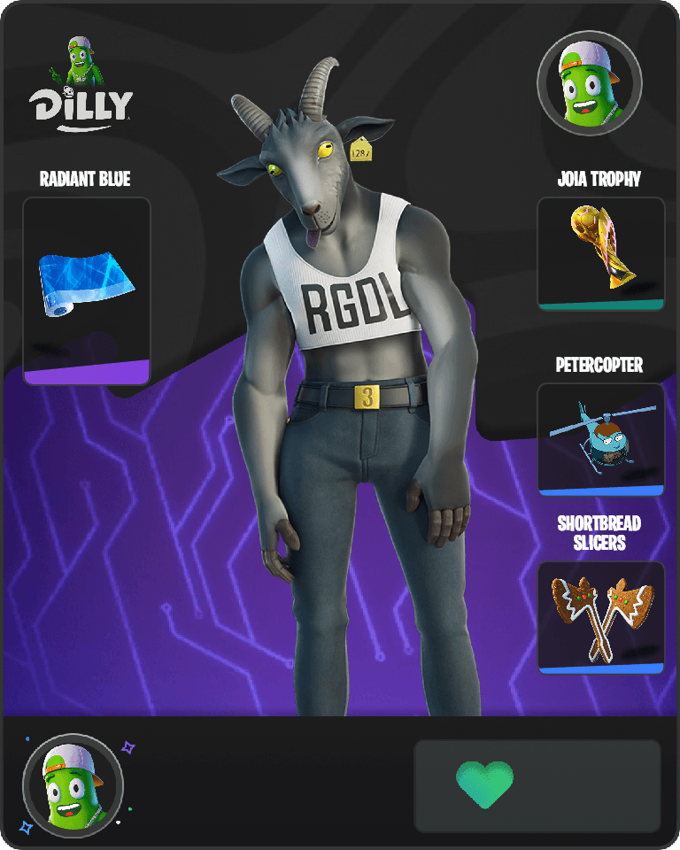 A Goat Fortnite combo
