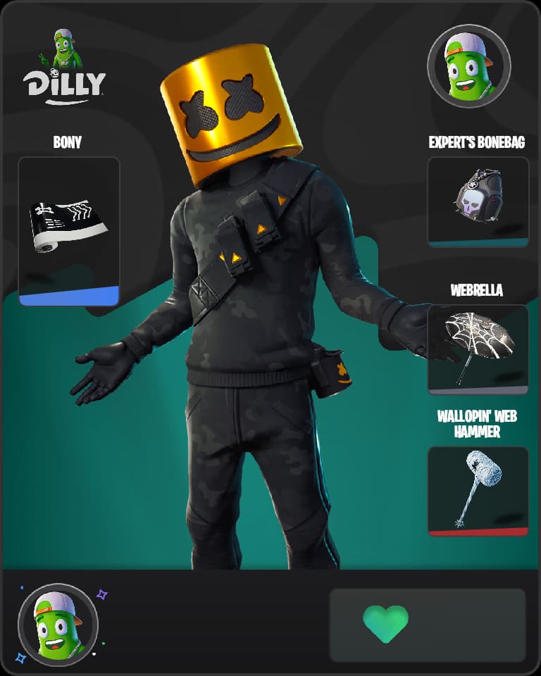 Marshmello Fortnite skin combo
